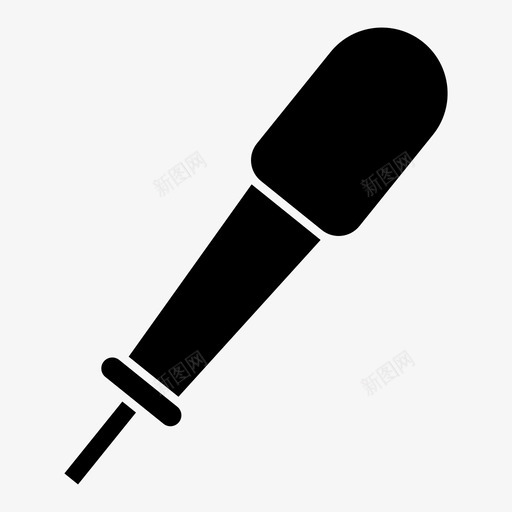 麦克风录音唱歌图标svg_新图网 https://ixintu.com 唱歌 声音 录音 摄像机 照相 讲话 麦克风