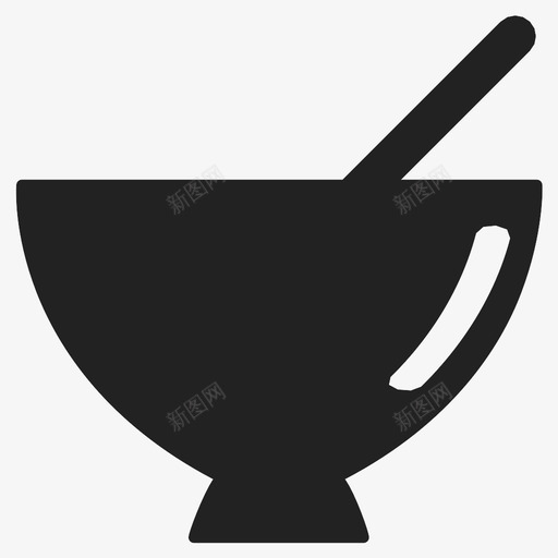 汤碗早餐麦片粥图标svg_新图网 https://ixintu.com 早餐 汤碗 麦片粥