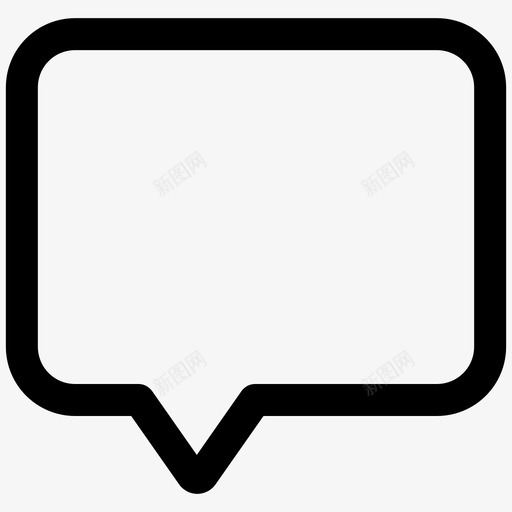 语音泡沫信息图标svg_新图网 https://ixintu.com 信息 语音泡沫