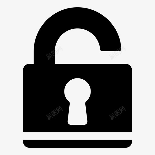 解锁免费开放图标svg_新图网 https://ixintu.com 不安全 免费 开放 社交信息生产力 解锁