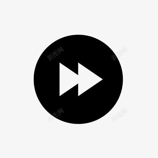 快进音频音乐图标svg_新图网 https://ixintu.com 下一步 快进 音乐 音视频游戏纯正风格 音频