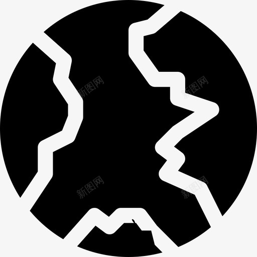 地球陆地地图图标svg_新图网 https://ixintu.com 世界 全球物流填充 地图 地球 星球 陆地