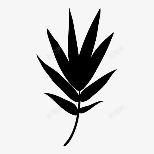 树枝自然植物图标svg_新图网 https://ixintu.com 树枝 植物 自然