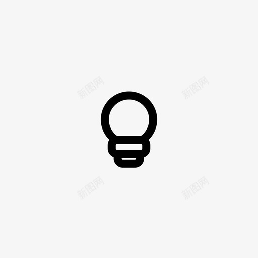 灯泡房子灯图标svg_新图网 https://ixintu.com 房子 灯 灯泡