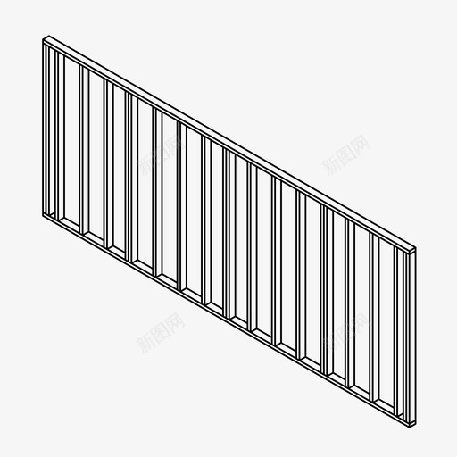 墙体结构建筑木工图标svg_新图网 https://ixintu.com 墙体组成 墙体结构 建筑 建筑构件 木工