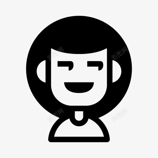 非洲佬阿凡达性格图标svg_新图网 https://ixintu.com 人 嫉妒 性格 阿凡达 非洲佬
