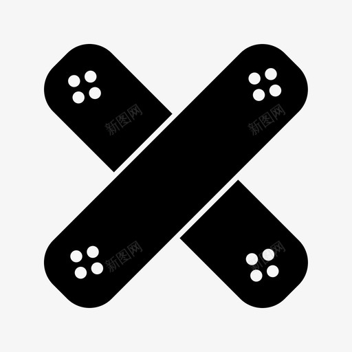 创可贴绷带急救图标svg_新图网 https://ixintu.com 创可贴 医疗 急救 治疗 绷带