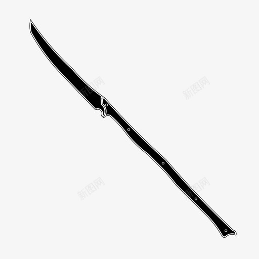 长矛武器剑和武器图标svg_新图网 https://ixintu.com 剑和武器 武器 长矛