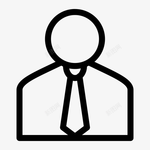 老板生意人主管图标svg_新图网 https://ixintu.com 主管 生意人 男人 经理 老板