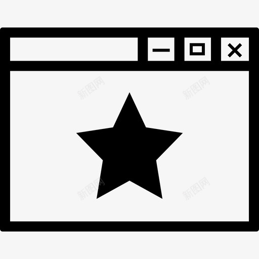 网络收藏夹浏览器明星图标svg_新图网 https://ixintu.com 明星 浏览器 网站 网络收藏夹