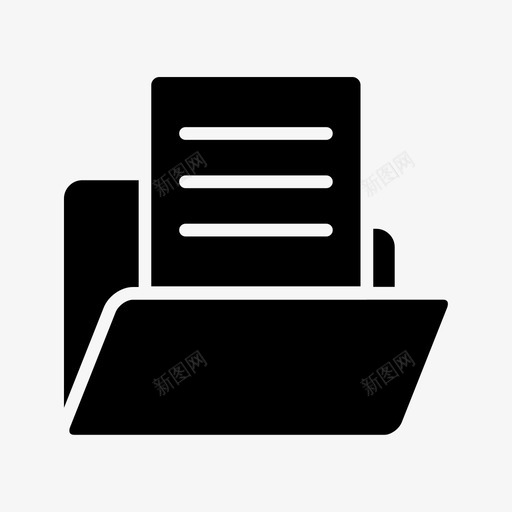 文件夹中的文档数据web图标svg_新图网 https://ixintu.com web 数据 文件夹中的文档