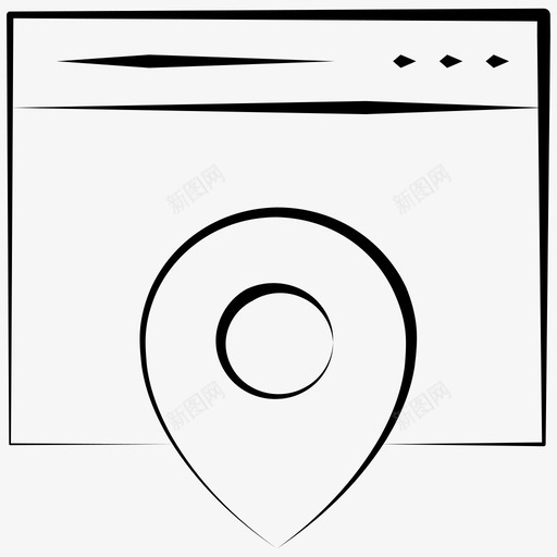 方向gps互联网图标svg_新图网 https://ixintu.com gps 互联网 位置 方向 网页 网页设计开发手绘图标