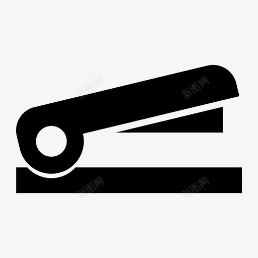 订书机机器办公室图标svg_新图网 https://ixintu.com 办公室 商业和办公室 工具 机器 纸张 订书机