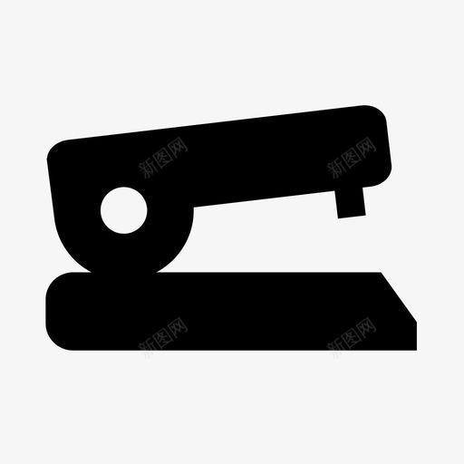 订书机书桌文件图标svg_新图网 https://ixintu.com 书桌 办公室 办公材料字形 文件 订书机