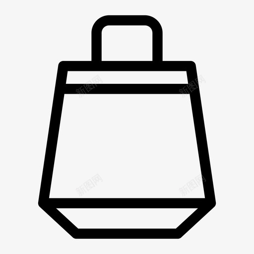 购物袋杂货店市场图标svg_新图网 https://ixintu.com 商店 市场 杂货店 购物 购物袋