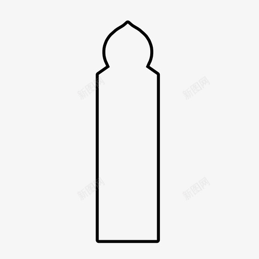 伊斯兰窗户阿拉伯式建筑装饰品图标svg_新图网 https://ixintu.com 伊斯兰窗户 图案 装饰品 阿拉伯式建筑