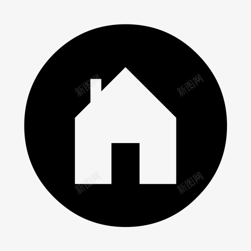 房子房屋财产图标svg_新图网 https://ixintu.com 房子 房屋 财产