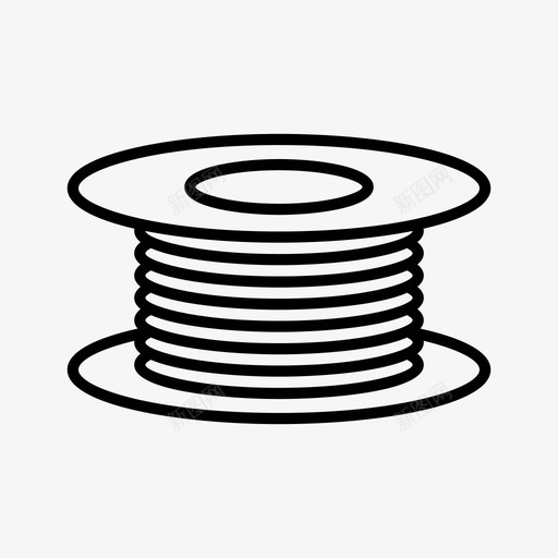 电线香烟线圈图标svg_新图网 https://ixintu.com 抽气 电子烟 电线 线圈 香烟