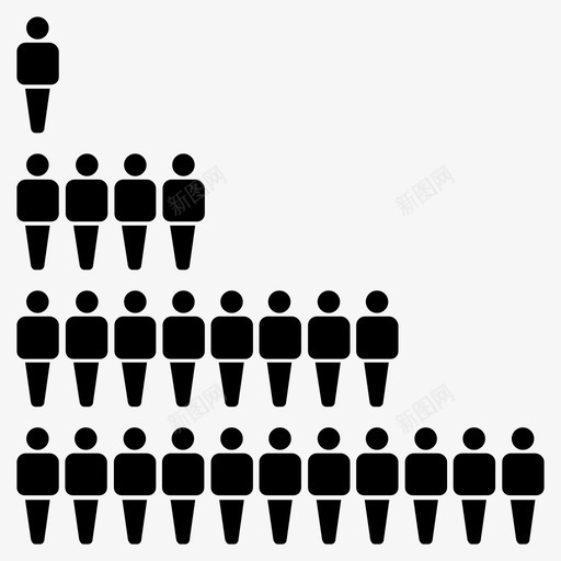 等级群体人群图标svg_新图网 https://ixintu.com 人群 人群模式 人群模式2 等级 群体