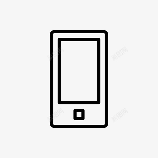 手机智能手机商务图标svg_新图网 https://ixintu.com 商务图标 手机 智能手机
