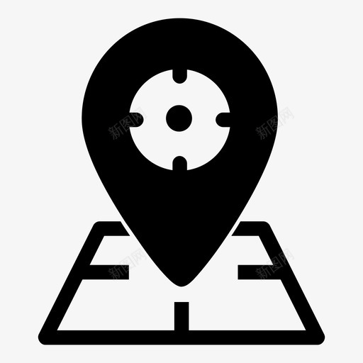 地图针罗盘gps图标svg_新图网 https://ixintu.com gps 地图针 定位 导航 旅行 罗盘