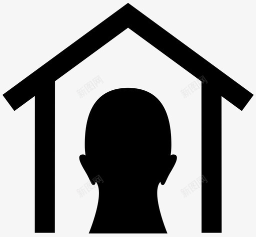 住宅用户公寓住宅图标svg_新图网 https://ixintu.com 个人 个人资料 住宅 住宅用户 公寓 地点