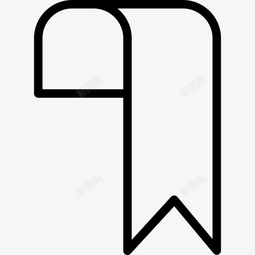 书签页面记住图标svg_新图网 https://ixintu.com 书签 保存 基本概要集合 网络 记住 页面