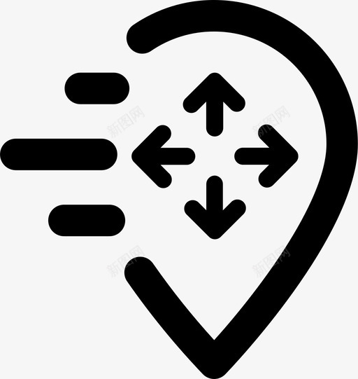 位移移动移动销图标svg_新图网 https://ixintu.com 位移 移动 移动销