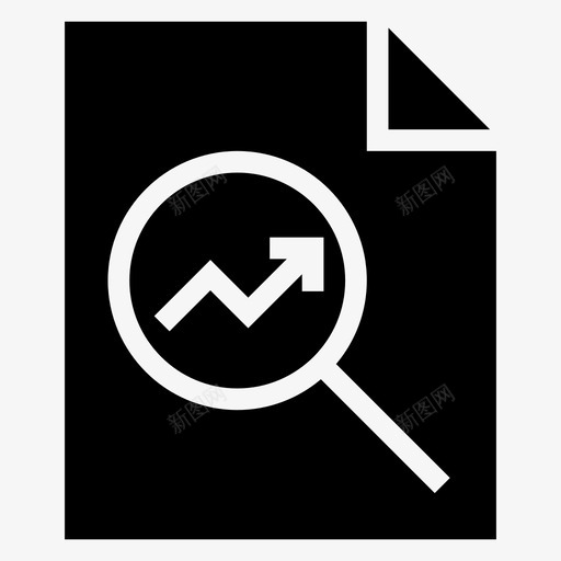 查找统计信息放大镜搜索图标svg_新图网 https://ixintu.com 搜索 搜索引擎优化营销字形图标 放大镜 查找统计信息 缩放