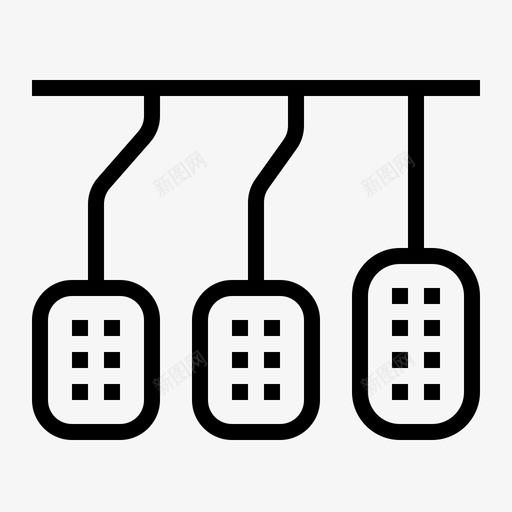控制踏板油门刹车图标svg_新图网 https://ixintu.com 刹车 控制踏板 汽车 汽车配件 油门 离合器