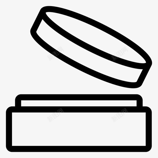 身体霜甜点购物电子商务线图标svg_新图网 https://ixintu.com 甜点 购物电子商务线图标 身体霜