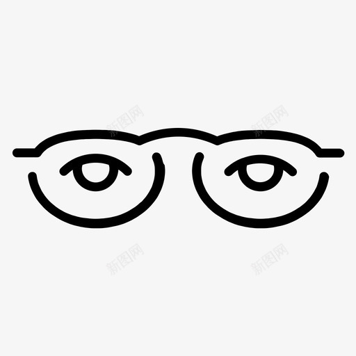 视力眼镜规格图标svg_新图网 https://ixintu.com vue 杂项iv开放线 眼镜 规格 视力
