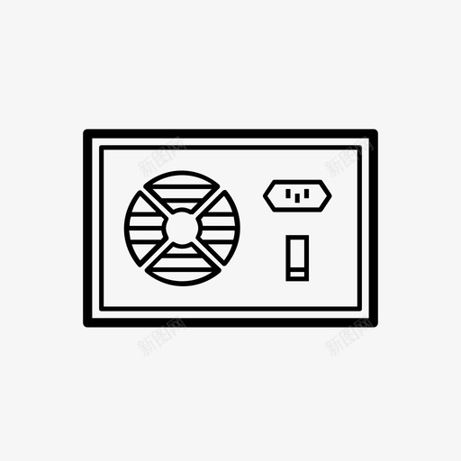 电源计算机计算机硬件线路图标svg_新图网 https://ixintu.com 电源 计算机 计算机硬件线路