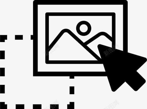 拖放光标图像图标svg_新图网 https://ixintu.com 光标 图像 图片 拖放 移动