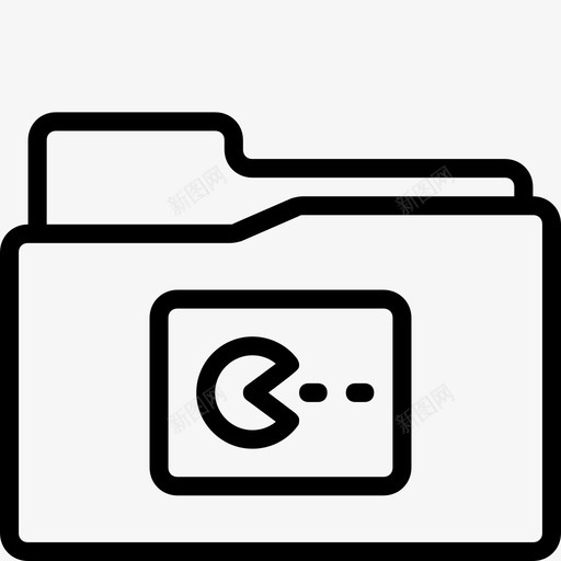 游戏文件夹功能界面图标svg_新图网 https://ixintu.com 功能 文件夹功能概述集合 游戏文件夹 界面 类型