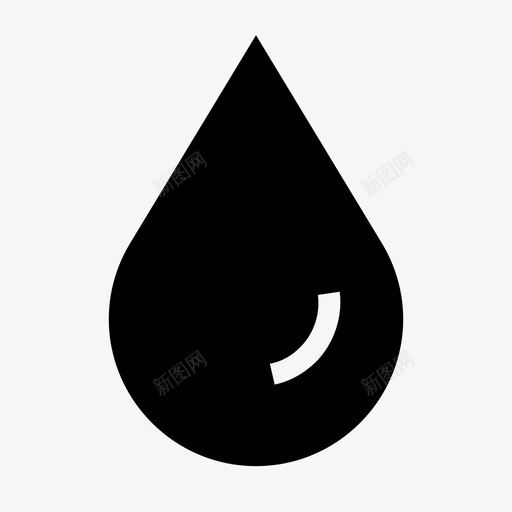 水滴雨滴基本ui图标svg_新图网 https://ixintu.com 基本ui图标 水滴 雨滴