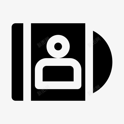 翻译专辑艺术家图标svg_新图网 https://ixintu.com cd 专辑 杂项 翻译 艺术家 音乐