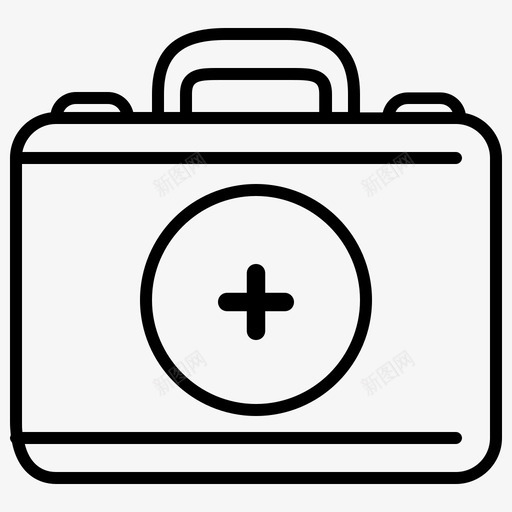 医疗箱袋子急救图标svg_新图网 https://ixintu.com 医疗箱 急救 治疗 袋子