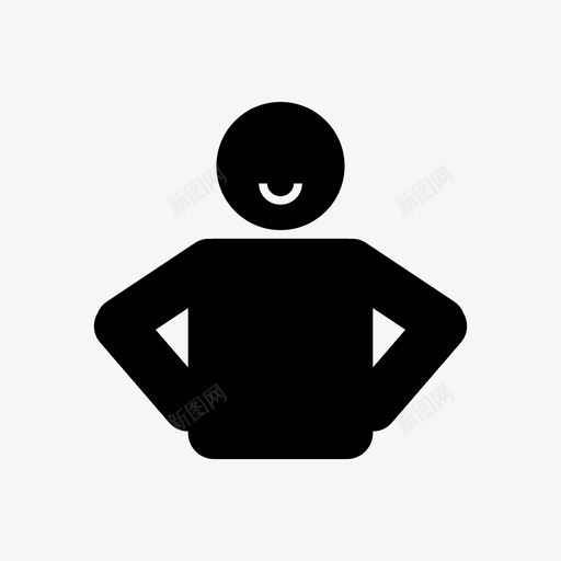 快乐的人快乐的满足的图标svg_新图网 https://ixintu.com 微笑的 快乐的 快乐的人 满足的