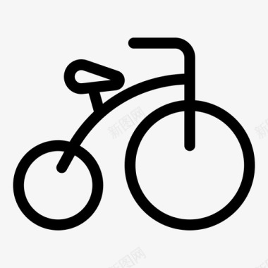 自行车小钱骑车图标图标