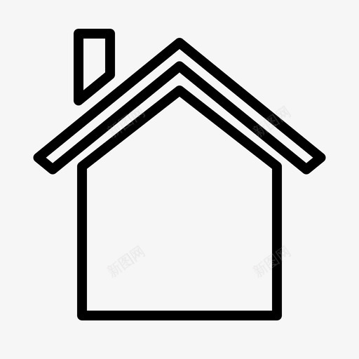 主页建筑物房屋图标svg_新图网 https://ixintu.com 主页 建筑物 房屋 财产