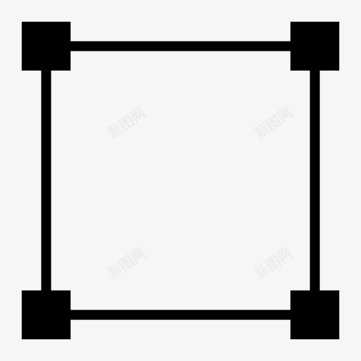 裁剪相框图像图标svg_新图网 https://ixintu.com 图像 图片 相框 移动电话 裁剪 选择
