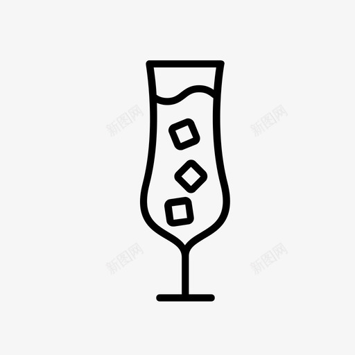 鸡尾酒杯饮料母鸡派对图标svg_新图网 https://ixintu.com 母鸡派对 酒店 饮料 鸡尾酒杯
