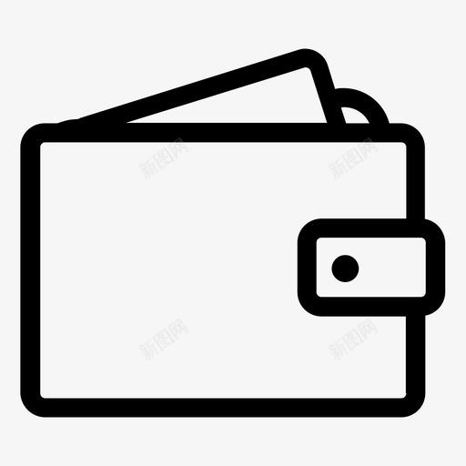 钱包包现金图标svg_新图网 https://ixintu.com 包 现金 金融 钱 钱包