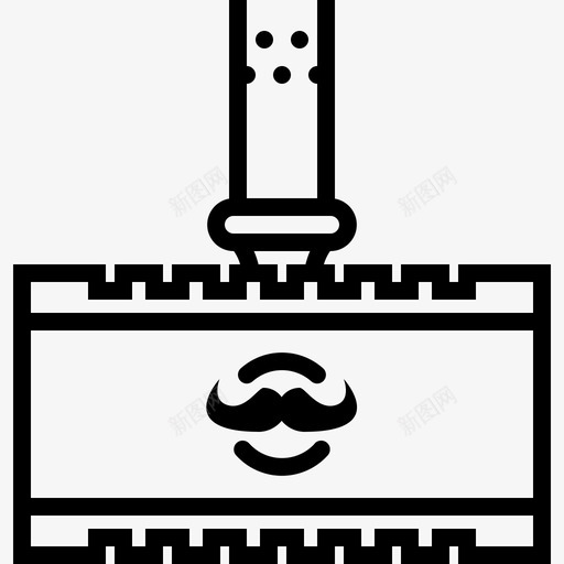 剃须刀店图标svg_新图网 https://ixintu.com 剃须刀店