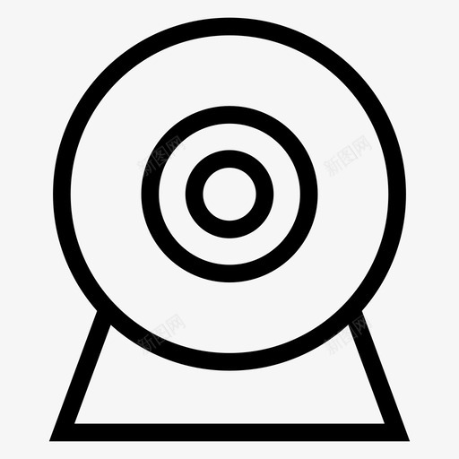 网络摄像头互联网图标svg_新图网 https://ixintu.com 互联网 搜索引擎优化 搜索引擎优化营销线图标 网站 网络摄像头 营销 设计