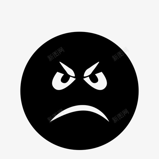 疯了表情脸图标svg_新图网 https://ixintu.com 有趣 疯了 笑脸 脸 表情