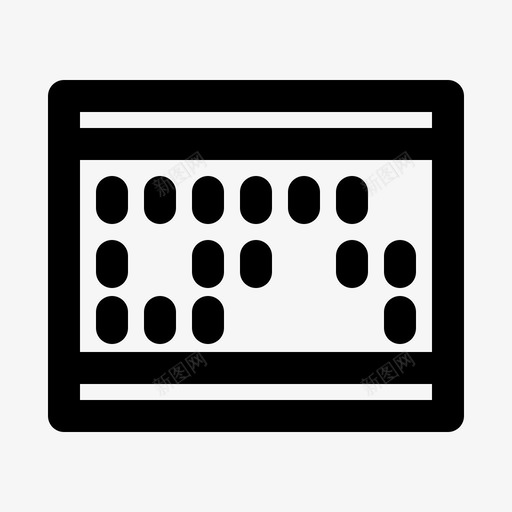 密码位字节图标svg_新图网 https://ixintu.com 位 其他 字节 密码 数字