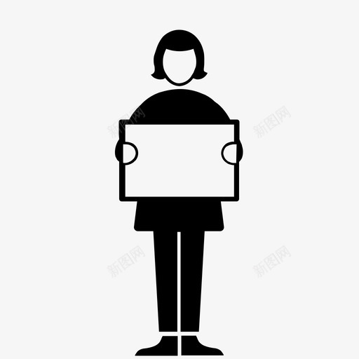 抗议者示威者抵抗者图标svg_新图网 https://ixintu.com 我们人民 抗议者 抵抗者 支持者 标语 示威者