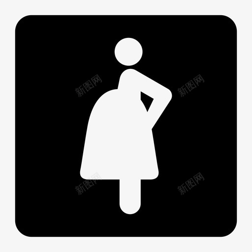 怀孕婴儿女性图标svg_新图网 https://ixintu.com 女人 女性 婴儿 怀孕 母亲